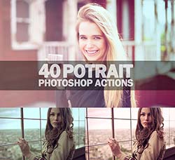 PS动作－40个出版专用色调：40 Potrait Photoshop Actions